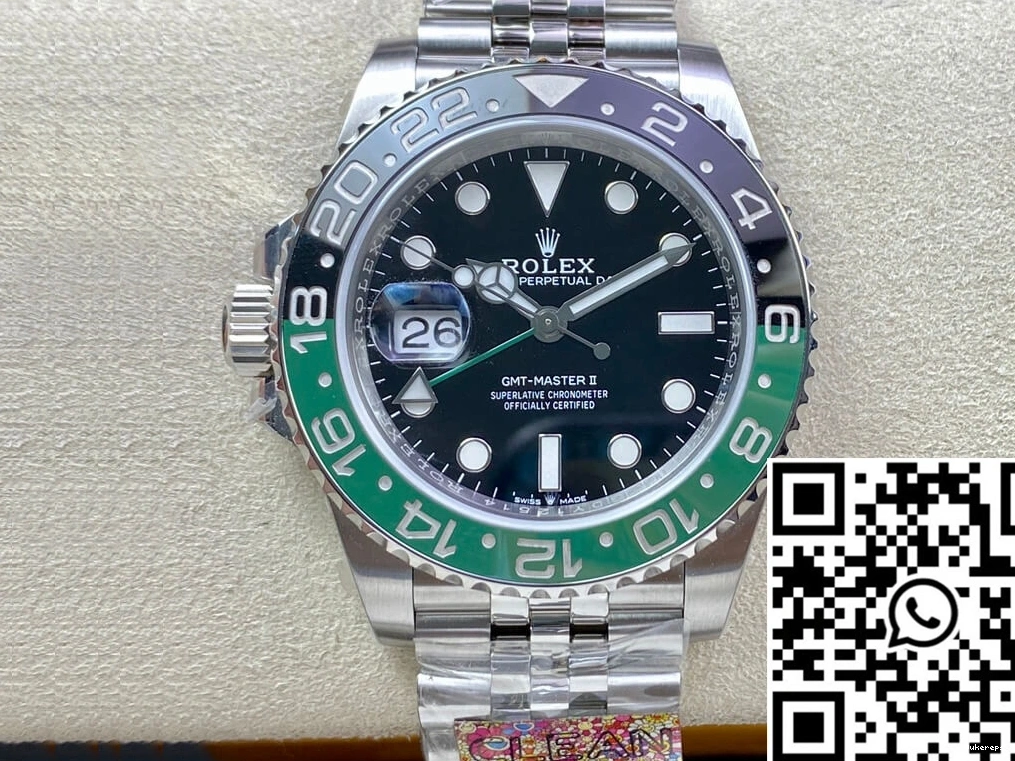 Dial GMT Master Clean Rolex Factory II Black M126720vtnr-0002 0111